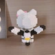 3D-конструктор из наноблоков Hello Kitty в костюме белого тигра с розовым бантом - изображение 7