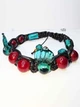 Браслет шамбала " Мелитопольская черешня " ISTA Lampwork Sh 8 - изображение 1