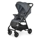 Дитяча прогулянкова коляска-книжка Bambi M 6317 LITE Dark Gray алюмінієва рама, ремені безпеки - зображення 1
