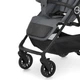 Дитяча прогулянкова коляска-книжка Bambi M 6317 LITE Dark Gray алюмінієва рама, ремені безпеки - зображення 3