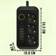 Сетевой удлинитель 0235/МК с USB и Type-C, 3 розетки, кабель 3 м, Черный - изображение 4