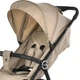 Дитяча прогулянкова коляска-книжка Bambi M 6317 LITE Beige алюмінієва рама, ремені безпеки - зображення 2