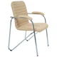 Стілець AMF Rumba Хром Софт Неаполь N-17 88x61x60 см Бежевий (222760) - зображення 2