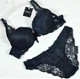 Комплект белья: бюстгальтер push-up и трусики 9362 Balaloum черный 80C/L - изображение 1
