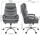 Крісло AMF Armani AnyFix Сірий (555342) - зображення 4