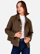 Пальто осеннее короткое женское Colin's CL1070231KHA M Khaki (8684112318516) - изображение 1