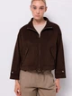 Куртка демисезонная короткая женская Colin's CL1076442DBR 34 Dark Brown (8684112815046) - изображение 1