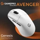 Миша GamePro Genesis Avenger, Pixart 3311, DPI до 24000, акумулятор 400 мА·год, дротове/бездротове підключення(DL_8386B60575C1) - зображення 5