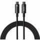Кабель Baseus Tungsten Gold Fast Charging Type-C to Type-C 240W (2m) (CAWJ040101) - зображення 1