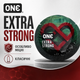 Презерватив ONE Extra Strong латексний гладкий підвищеної міцності прозорий із силіконовою змазкою 1 шт - зображення 1