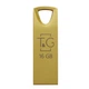 USB-накопитель флешка на 16Gb T&G 117 Metal series Gold - изображение 1