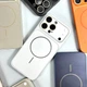 Чехол (накладка) Apple iPhone 14 Pro Max, AG Glass Slim Fit, MagSafe, Серебряный - 686241 - изображение 7