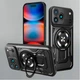 Чохол (накладка) Apple iPhone 17 Pro Max, Armor Rotating Magnetic, MagSafe, Чорний - 690784 - зображення 8