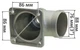 Фланец выпускной мотопомпы 3.0” (D88, МЦотв 86*86), арт.gen451 - изображение 4