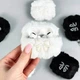 Чехол (накладка) Apple AirPods Pro 2, Pearl Bow Plush, Черный - 688036 - изображение 8