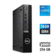 Неттоп Dell OptiPlex 7000 Micro USFF / Intel Core i5-12400T (6 (12) ядер по 1.8 - 4.2 GHz) / 16 GB DDR4 / 256 GB SSD M.2 / Intel UHD Graphics 730 / USB 3.2 / Блок живлення в комплекті б/в - зображення 1