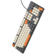 Клавіатура HOCO GM61 Murphy 3-color wired keyboard (Ukrainian version) Star Gray - зображення 5