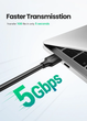 Кабель UGREEN USB-A 3.0 Male to Male Cable 1m (Black) (UGR-10370) - изображение 3