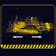 Конструктор Mould King D11 Бульдозер на радіокеруванні 1508 деталей Technic 15084 жовтий - зображення 2