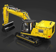 Конструктор Mould King Экскаватор на радиоуправлении 2169 деталей Technic 13112S желтый - изображение 9