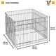 Вольєр для собак Ferplast Pen Black Dog Traninng чорний 80x80x62 см 73300025 - зображення 2