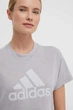 Стильна жіноча футболка Adidas M сіра (WCF0000491) - зображення 3