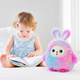 Игрушка с искусственным интеллектом Bobo / Интерактивная плюшевая игрушка BOBO с AI, голосом и LED глазами / Умная игрушка 22х25см Фиолетовый - изображение 4