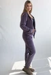 Женский велюровый спортивный костюм, цвет темный мокко, 44 - изображение 7