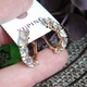 Сережки Xuping Jewelry довжина 1.9см ширина 4мм медичне золото позолота 18К с1689 - зображення 4
