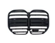Ноздри M-Look (для G22/23, Черный Глянец) для BMW 4 серия G22/23/26 2020- гг - изображение 1
