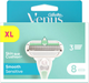 Сменные картриджи для бритья (Лезвия) женские Gillette Venus Smooth Sensitive 8 шт (8001090595355) - изображение 1