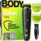 Водонепроницаемый триммер для тела и интимной зоны Gillette Labs Body + Intimate i3 (триммер, 2 насадки-гребни, щеточка) - изображение 1