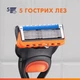Станок для бритья (бритва) Gillette Fusion5 Power 5 лезвий (1 ручка + 1 сменный картридж + 1 батарейка) - изображение 5