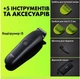 Водонепроникний тример для тіла та інтимної зони Gillette Labs Body + Intimate i5 (тример, 3 насадки, щіточка, сумка) - зображення 5