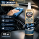Поліроль для панелі приладів K2 Polo Protectant аерозоль 350мл очищувач для пластику та догляду за салоном чорний SK_K410А12 - зображення 2