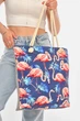 Сумка пляжна жіноча синього кольору з принтом Fashion (214660) - зображення 1