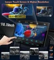 Автомагнітола URVOLAX UR90A 10.1" — CarPlay/Android Auto, Android 13, GPS, 4G, Bluetooth, 1DIN, камера - зображення 6