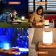 Акумуляторний LED-нічник із сенсорним керуванням — RGB, тепле біле світло, таймер, 1500 мА·год - зображення 3