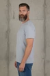 Чоловіча футболка базова cіра - VAMPASUE - XXL - изображение 3