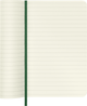 Notes Moleskine Classic Zielony w linie 9 x 14 cm 192 strony (8058647629148) - obraz 4