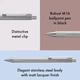 Ручка кулькова LAMY Econ срібляста M16 чорний стрижень (4027911) - изображение 4