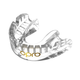 Капа OPRO Gold Braces під брекети доросла (вік 11+) Clearl (art.102506006) - зображення 8