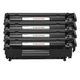 Картридж PRINT-RITE Q2612A/CRG303 для HP/Canon (HP 1020/M1005/LBP2900+), 2500 стр., с чипом, комплект 4 шт. (Q2612A/CRG303), Black - изображение 1