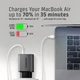 Сетевое зарядное устройство для Axagon 2x port (USB + USB-C), PD3.0/QC4+/PPS/Apple, 67W Серый (ACU-PQ67) - изображение 4