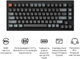 Клавіатура бездротова Keychron V1 Ultra Keychron Red Switch Black RGB (V1U-D1-UA) - зображення 8