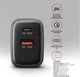 Сетевое зарядное устройство для Axagon 2x port (USB + USB-C), PD3.0/QC4+/PPS/Apple, 67W Серый (ACU-PQ67) - изображение 8