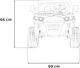 Електромобіль для дітей Farmer Truck Speed 900 чорний PA.XMX-623B.CZ (5903864943627) - зображення 16