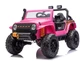 Електромобіль для дітей Jeep Monster рожевий PA.XB-1118.ROZ (5903864959970) - зображення 6