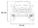 Електромобіль для дітей Mercedes Benz EQG білий PA.JJ2088.BIA (5903864942491) - зображення 11