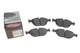 Комплект гальмівних колодок Delphi LP1002 Chrysler Crossfire; Mercedes E-Class, C-Class; Volkswagen Passat, Golf; Audi TT, A4; BMW 7 Series 05143230AA, 5143230AA, 0034202120 - изображение 4